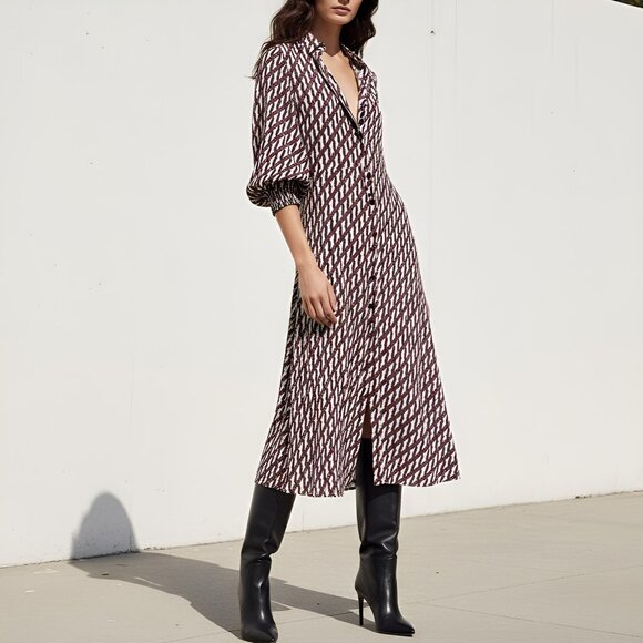 Zara Sussy Multi-Color Shirtdress XS - Picture 4 of 14